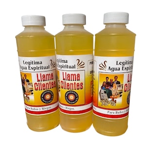 LLAMA CLIENTES Agua Espiritual Limpias - Spiritual Water, Baños riegos
