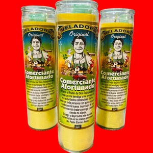 Comerciante Afortunado Veladora, Successful Business Candle, Levanta Negocio