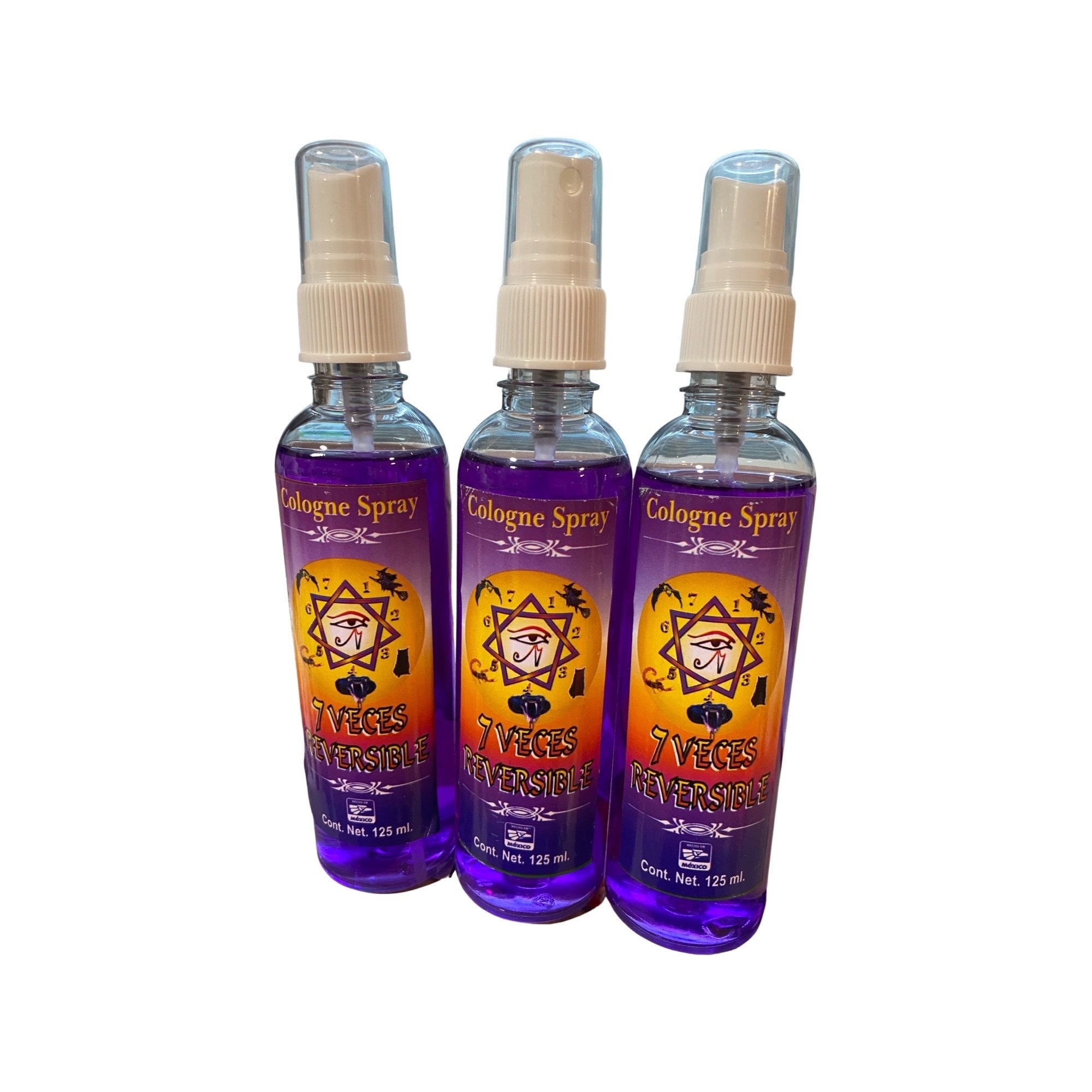 7X VECES REVERSIBLE - 7 TIMES Reversible Cologne Spray Perfume Colonia