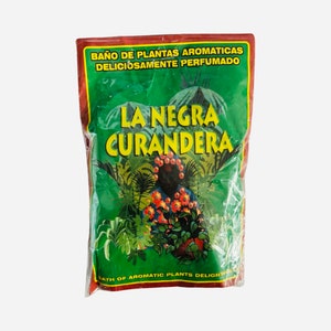 LA NEGRA CURANDERA Baño de Plantas Para Limpias - Spiritual Cleansing Aromatic Plant Bath limpia aura