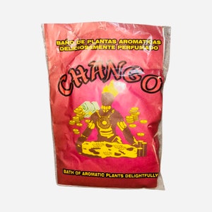CHANGO Baño de Plantas Para Limpias - SHANGO Spiritual Cleanse Aromatic Plant Bath Santeria