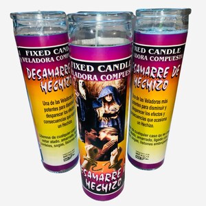 Desamarre de Hechizo Veladora Preparada, Unmooring Spell Fixed Candle, Brake Spells, Quita Maldicion y Rompe Brujeria