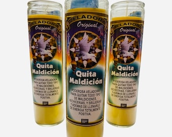 QUITA MALDICION Veladora - CURSE Breaker Fixed Candle, remove jinx and brake witchcraft