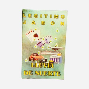 LLUVIA DE SUERTE Jabon Para Dinero Abundancia - Lucky Rain Spiritual Soap For Good Luck and Wealth