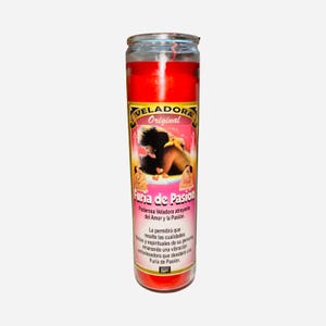 Furia de Pasion Veladora Atrayente del Amor y Pasion - Fury of Passion Fixed Candle for Love Attraction and Passion ven a mi, miel de amor