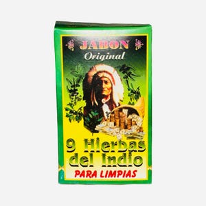 9 Hierbas Del Indio Jabon Esoterico Para Limpias - Die indische Seife für spirituelle Reinigung