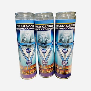 Para la Liberacion de un Preso Veladora Preparada, Free a prisoner candle