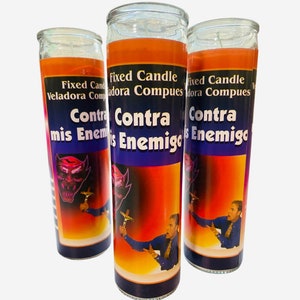 Contra mis Enemigos Veladora, Against my Enemies Fixed Candle.