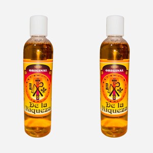 DE LA RIQUEZA Agua Espiritual Para Limpias Baños Para Dinero Abundancia Prosperidad - Wealth Spiritual Water for Abundance Money