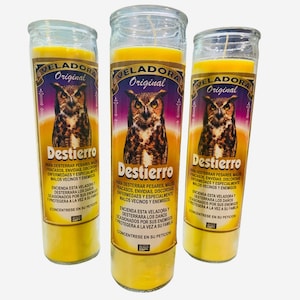Destierro Veladora, Banishment Candle, banish enemies and spirits. para desterrar enemigos, espiritus y envidias.