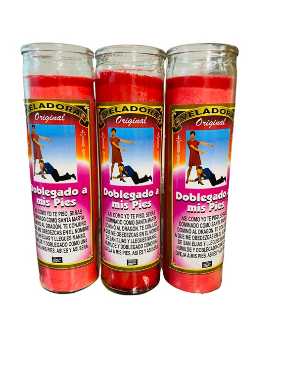 Fixed Candle Veladora DOBLEGADO a Mis Pies Bend Over Candle Etsy