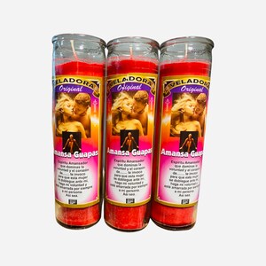 12x Set, AMANSA GUAPAS Veladora Preparato a dominare e domare, candele fisse.