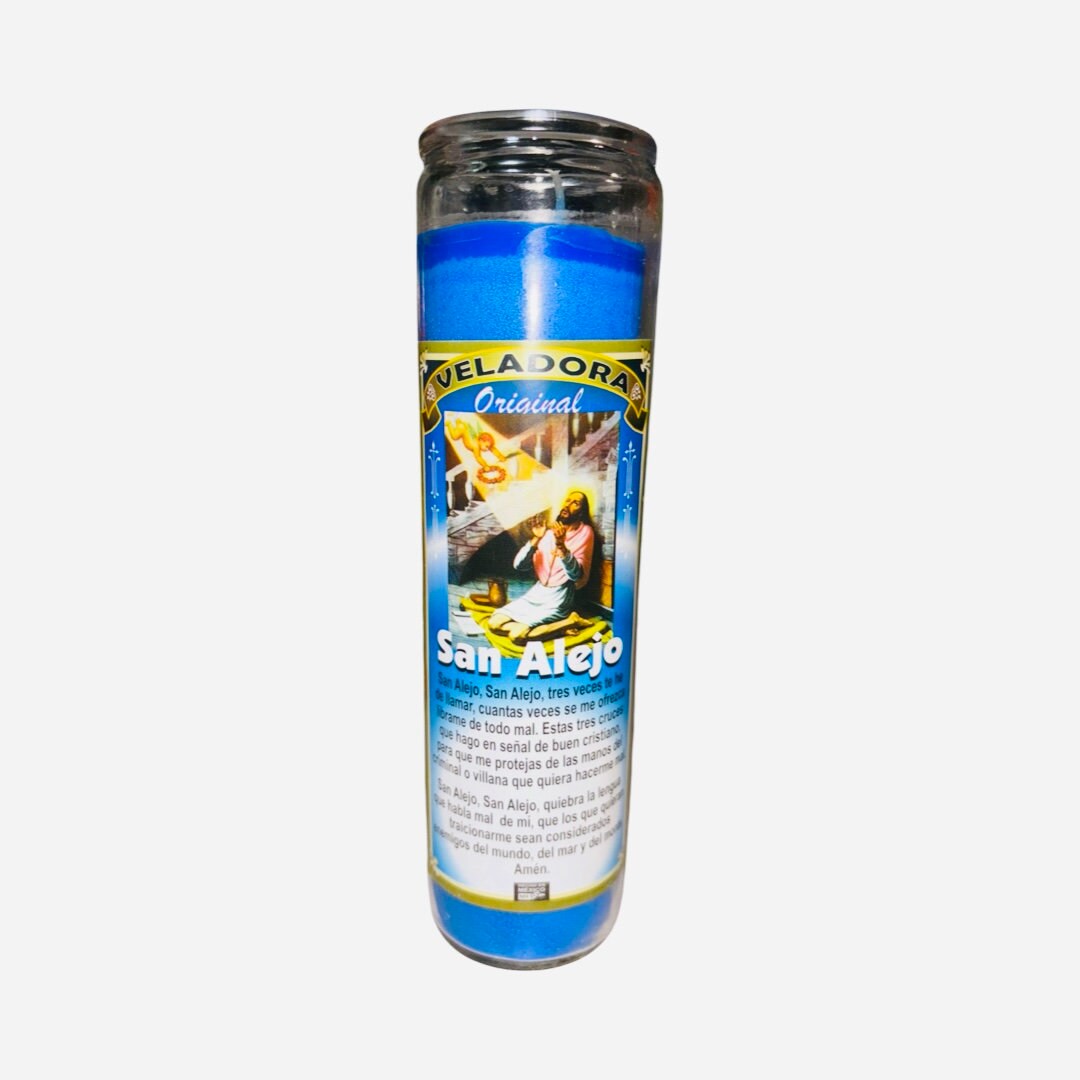 SAN ALEJO VELADORA - Saint Alexius Fixed Candle - Etsy