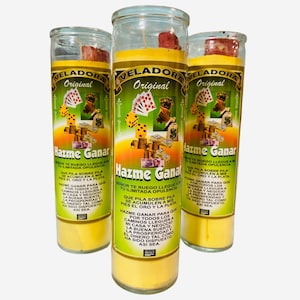 Hazme Ganar Veladora Preparada, Make me Win Fixed Candle Gamblers, Luck in Gambling and Lottery