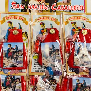 SAN MARTIN CABALLERO Amuleto de buena suerte