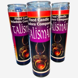 Talisman Veladora Preparada, Talisman Fixed Candle, Protege contra brujeria, Protection from Witchcraft