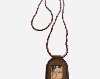 SANTA MUERTE ESCAPULARIO - Holy Death Scapular Necklace Santa Muerte Collar