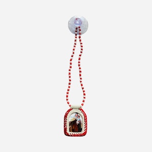 VIRGEN DEL CARMEN Escapulario Catolico Para Colgar en Auto