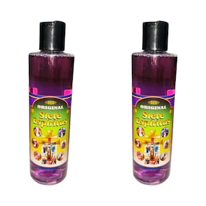7 ESPIRITUS Agua Espiritual Para Limpias Proteccion Bendiciones - 7 Spirits Spiritual Water