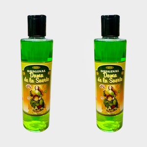Dama de La Suerte Agua Espiritual Para Limpias Riegos Buena Suerte - Lady Luck Spiritual Water for Good Luck Open Roads