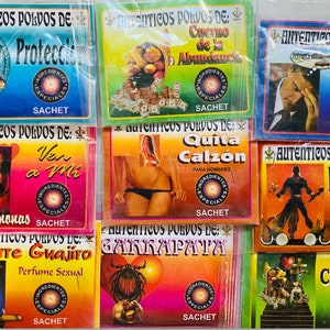 Autenticos Polvos Esotericos, Intention Sachet Powders to dress candles
