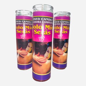 Veladora SOLO MIO SERAS - You are Only Mine Fixed Candle, for love and loyalty