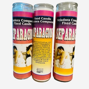 SEPARACION VELADORA - SEPARATION Candle to Brake Up. Para Separar