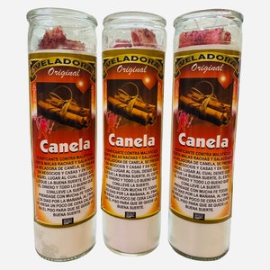 12x set- Canela Veladora Preparada y Conjurada Contra Maleficios para Limpias