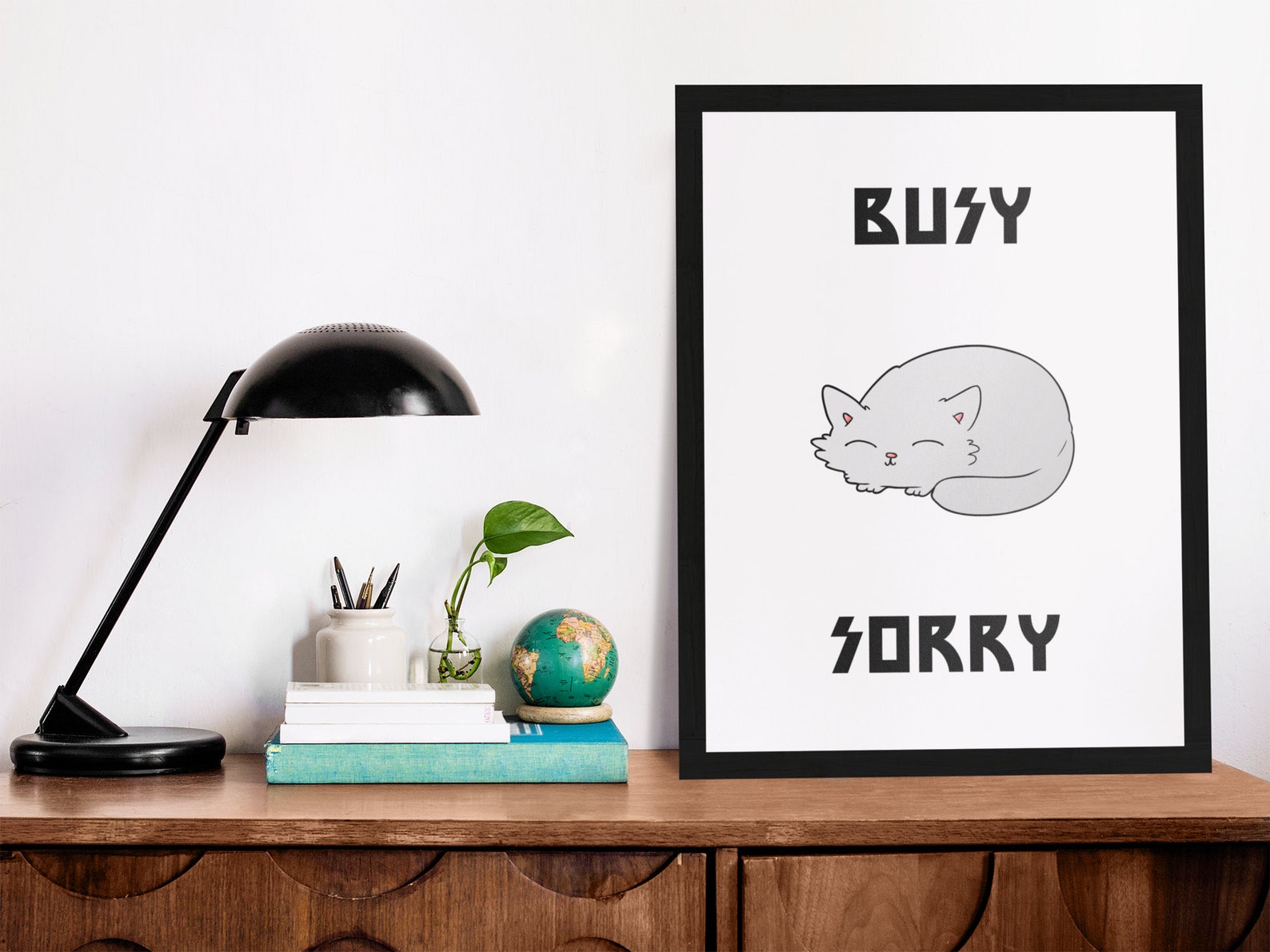 Busy Sorry Digital Print Printable Wall Art Instant Etsy