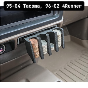 Ashtray Coin Organizer for 95-04 Tacoma (1st Gen) & 96-02 4Runner (3rd Gen)