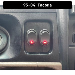 Clock Switch Panel w/ Rocker Switches for 95-04 Tacoma (1st Gen)