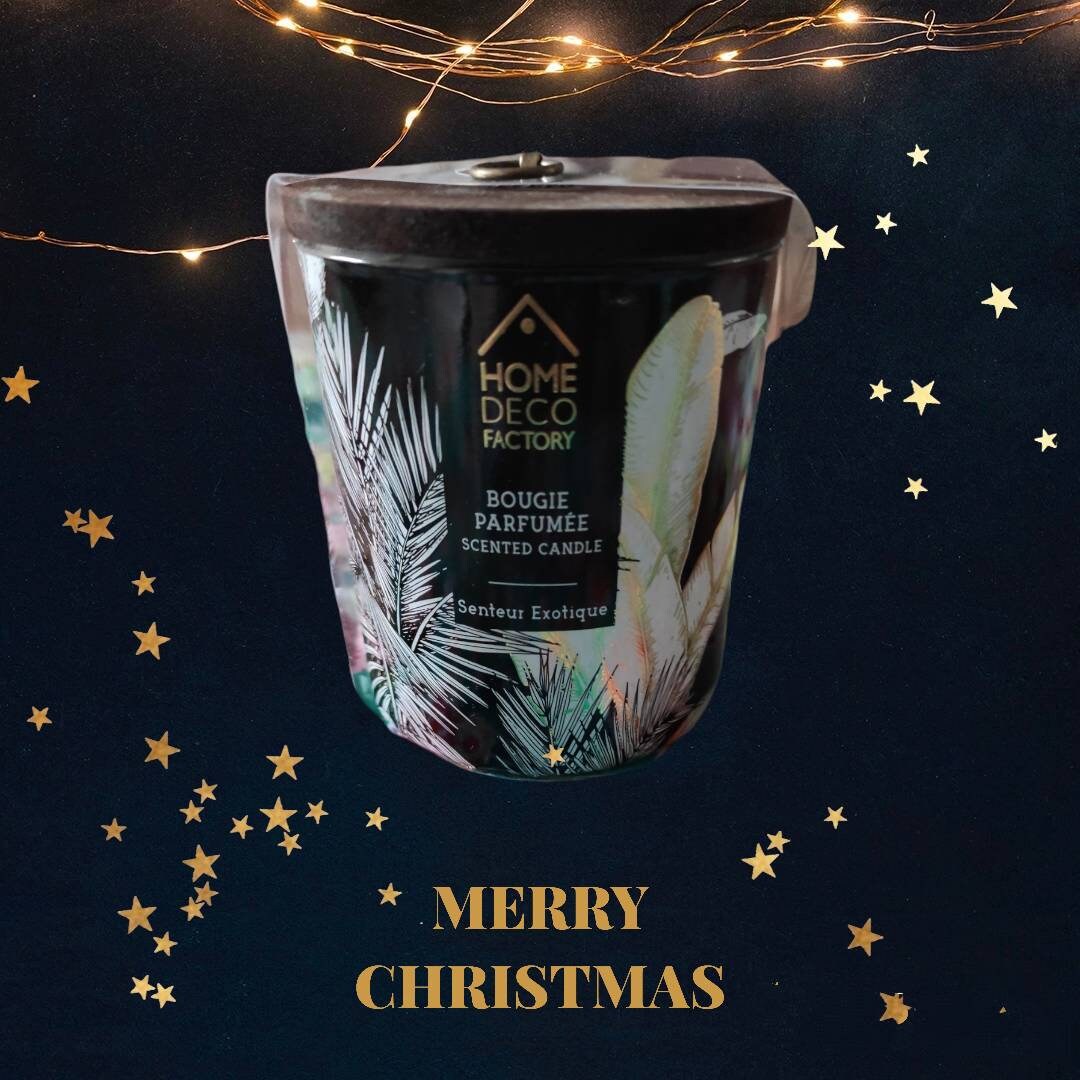 Bougie Parfumée Pot en Bois