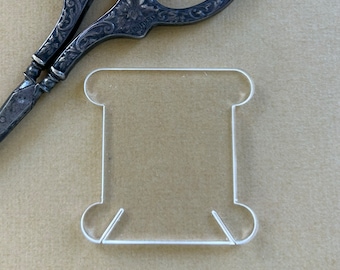 Bobinas de 3 mm - Acrílico transparente, sin etiqueta
