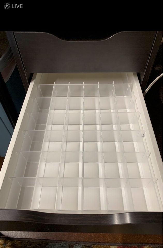 UPPDATERA Divider for drawer, white, 24 - IKEA