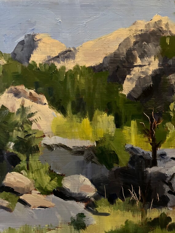 Plein Air at Estes Park Landscape Nature Colorado Art - Etsy Denmark