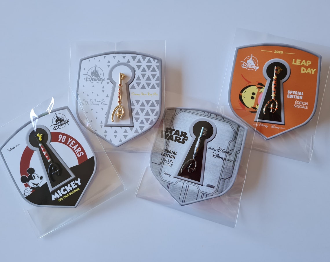 Support Key Pins Golden Key for Etsy