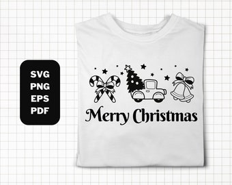 Merry Christmas SVG, Christmas Shirt Svg, Christmas Tree Svg, Christmas Gift Svg, Christmas Car Svg, Christmas Jumper Svg, Winter Svg