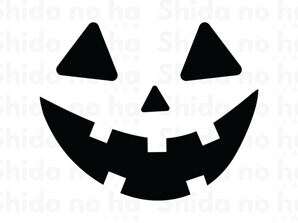 Jack-o-lantern Face SVG Halloween SVG Pumpkin SVG Digital | Etsy