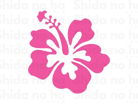 Hibiscus SVG Tropical Flower SVG Hawaiian Flower SVG | Etsy