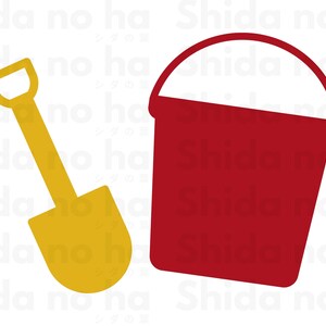 Beach Pail and Shovel SVG, Beach SVG, Digital Download/cricut ...