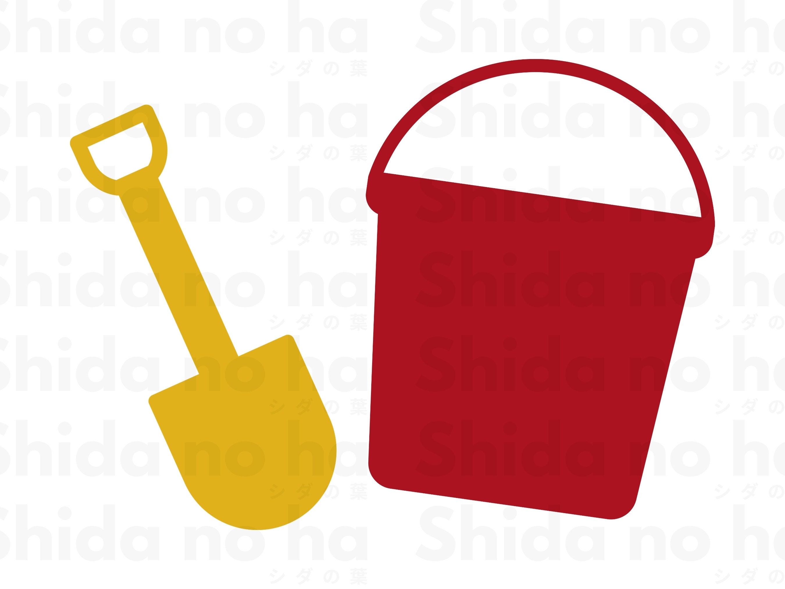 Shovel And Pail Template