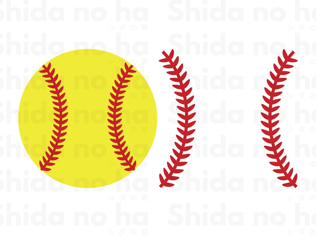 Baseball/softball Stitches SVG, Digital Download for Cricut, Silhouette