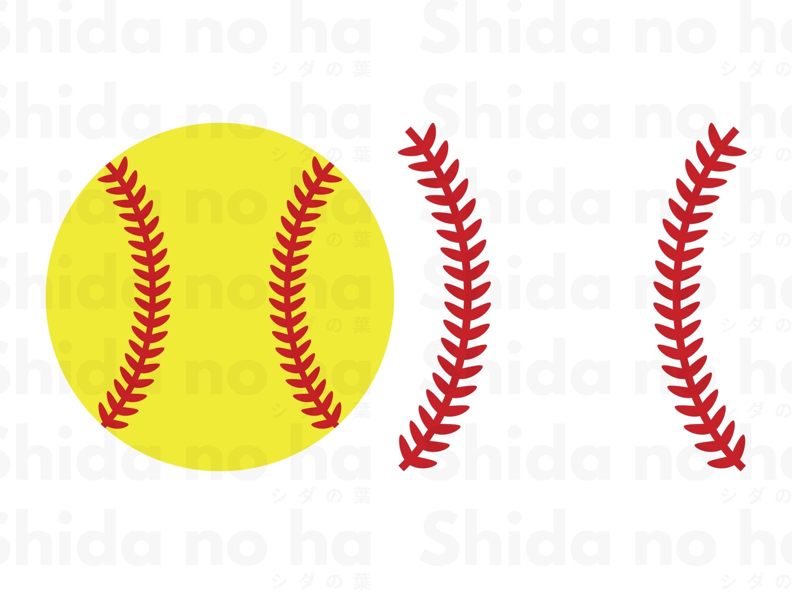 Baseball/softball Stitches SVG, Digital Download for Cricut, Silhouette