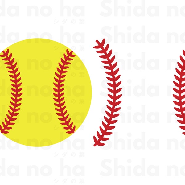 Baseball/Softball Stitches SVG, Digital Download for Cricut, Silhouette, Glowforge (includes svg/png/dxf file formats)