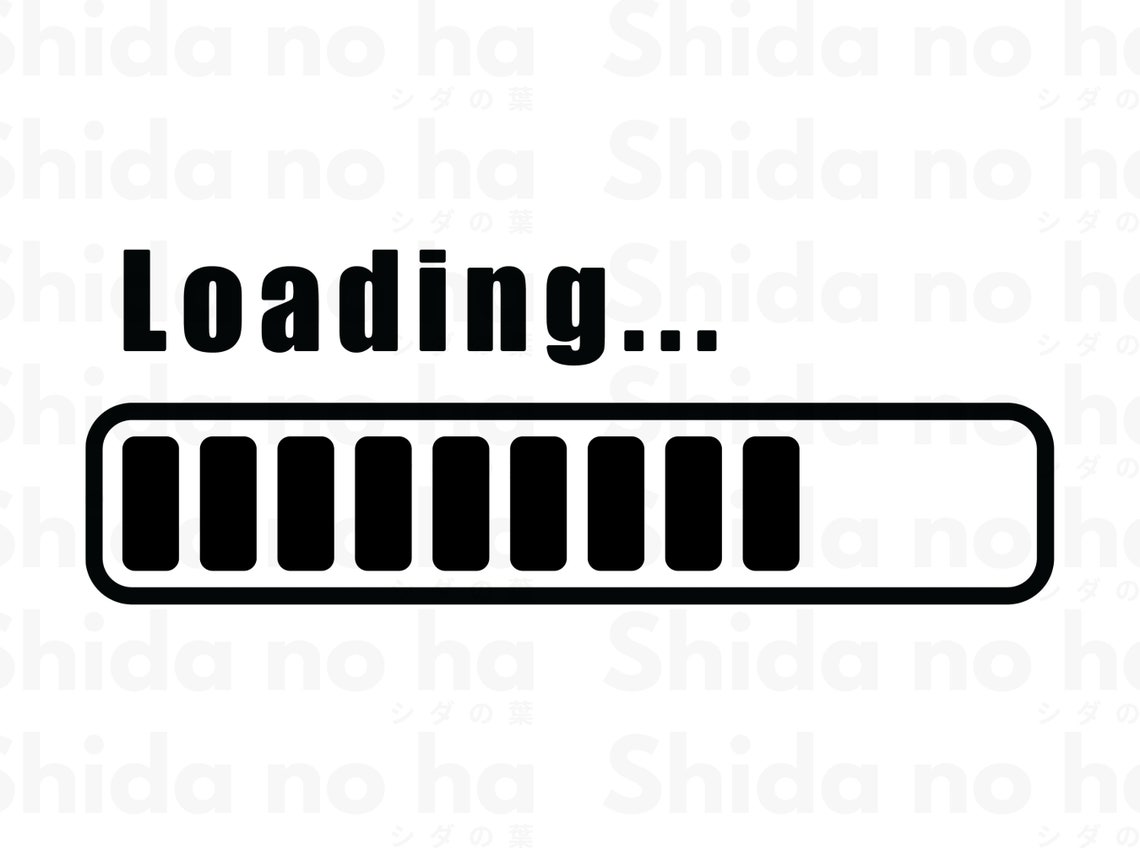 Loading SVG Please Wait SVG Loading Clip Art Digital - Etsy