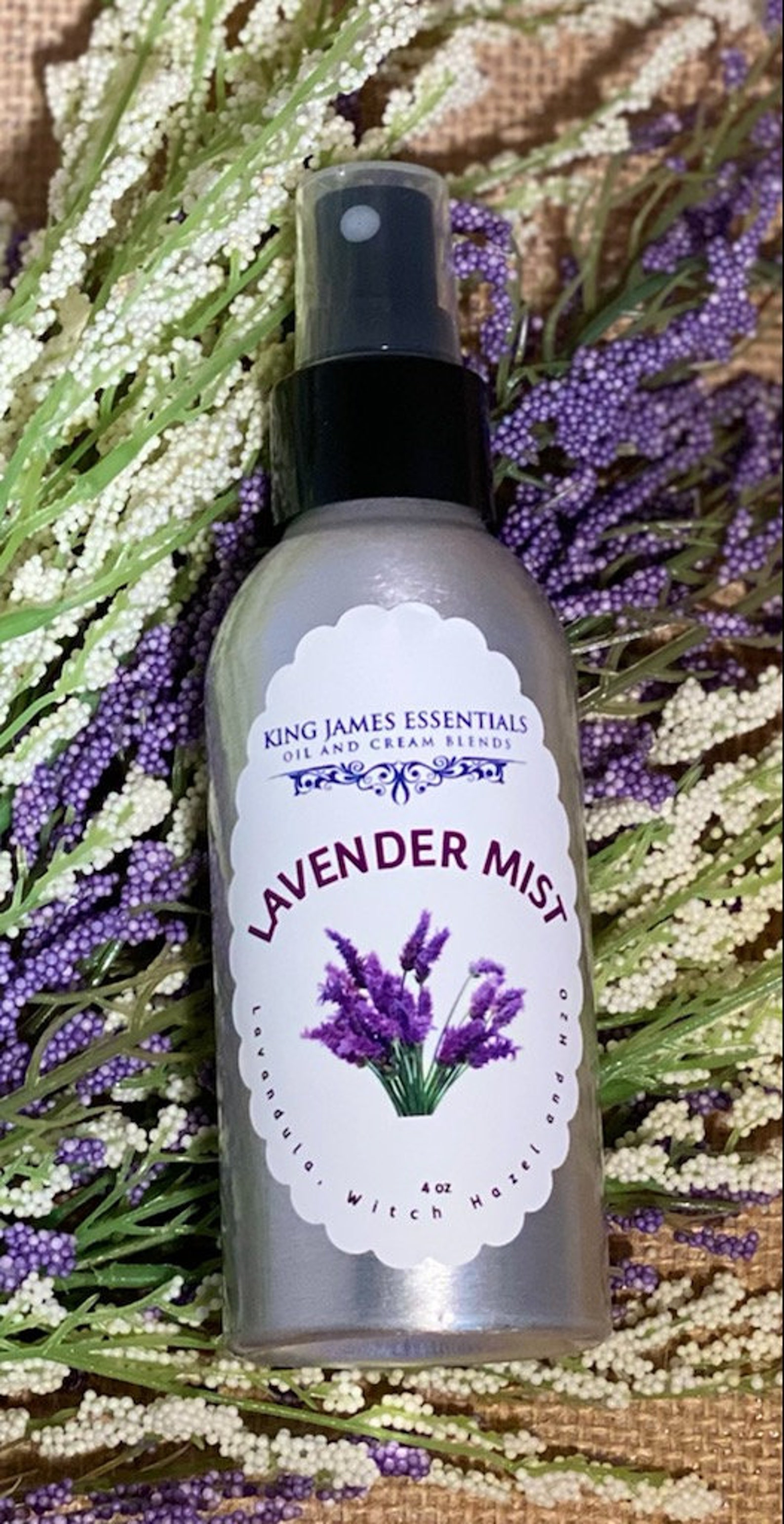 Lavender Mist Spray Natural Room Spray Essential Oil Pillow Etsy