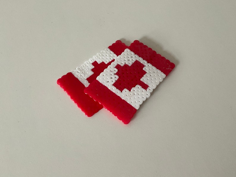 Hama Perler Beads Canadian Flag Etsy Canada