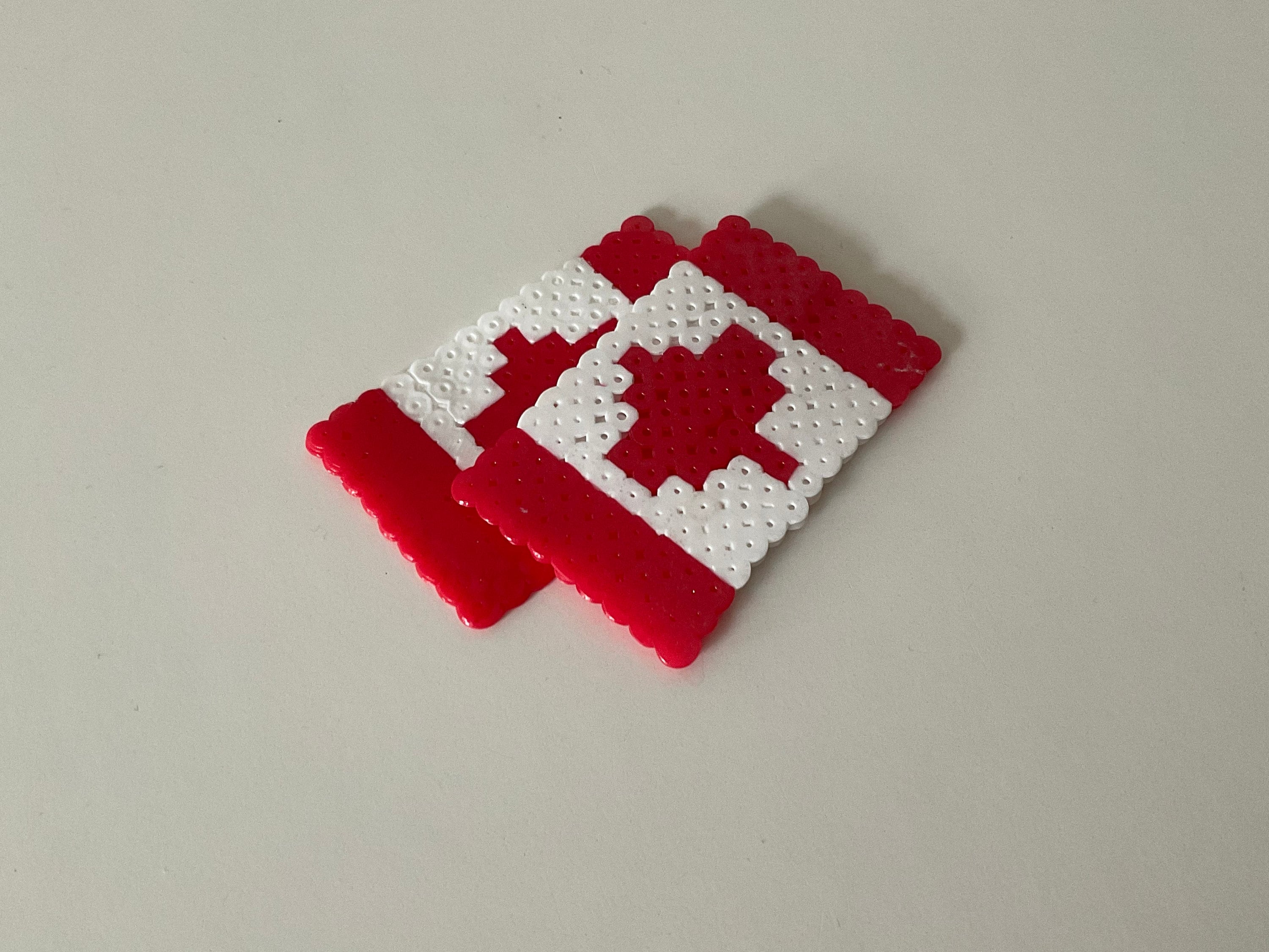 Hama Perler Beads Canadian Flag Etsy Canada