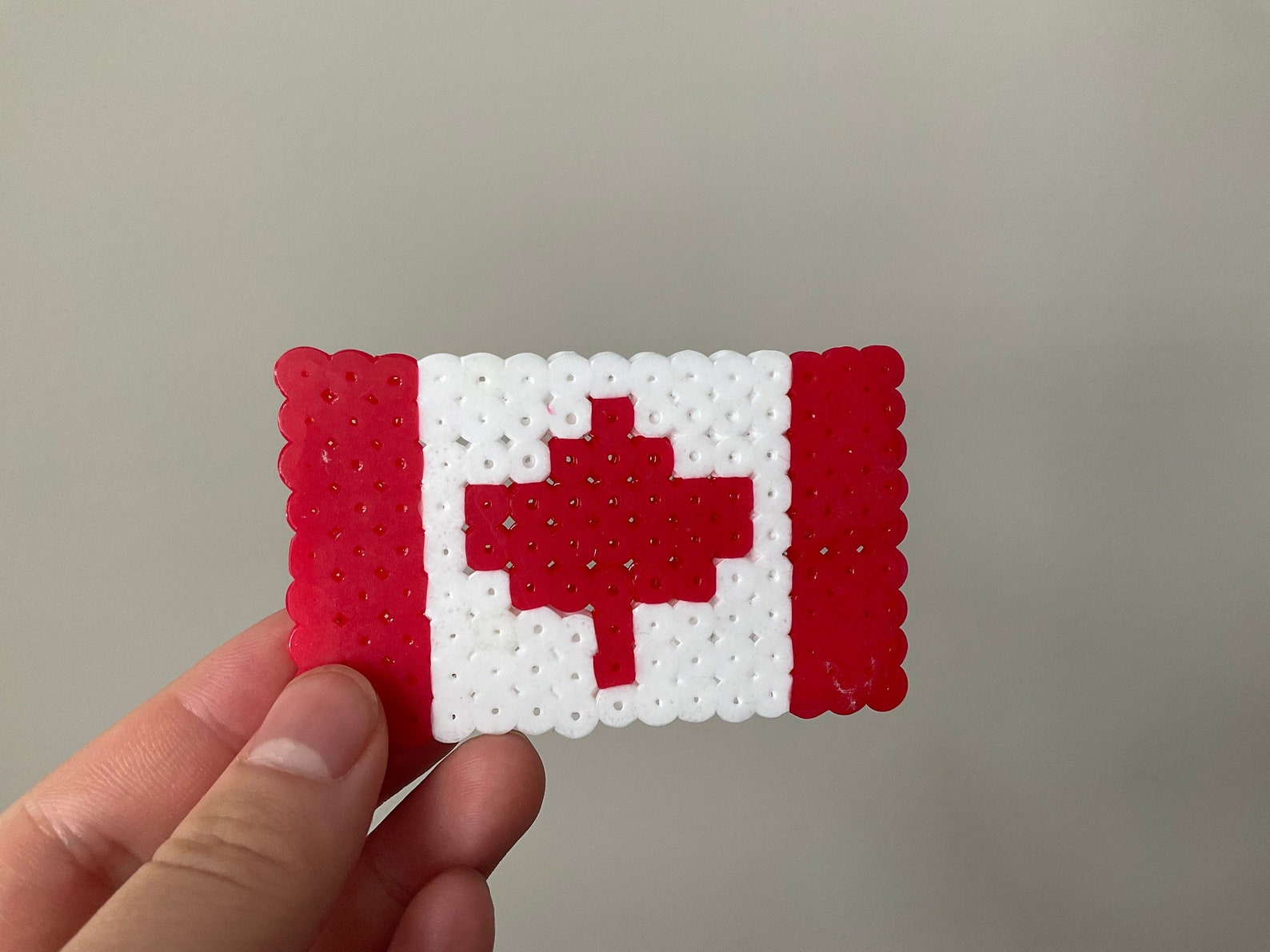 Hama Perler Beads Canadian Flag Etsy Canada