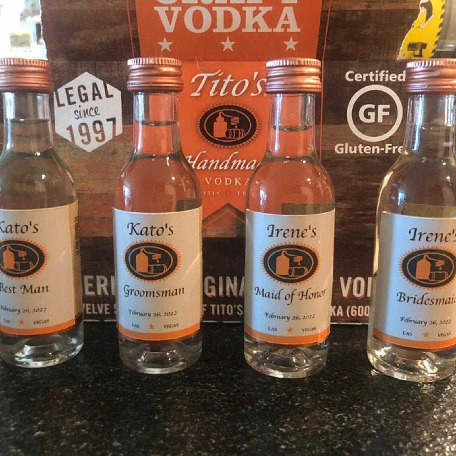 tito's vodka small bottle